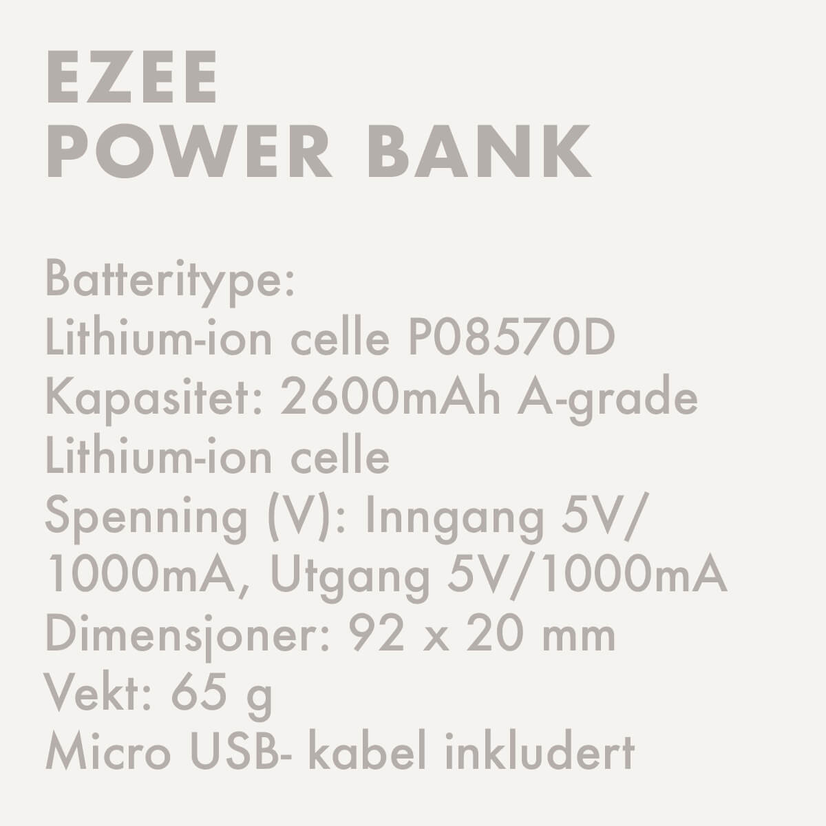 ezee powerbank